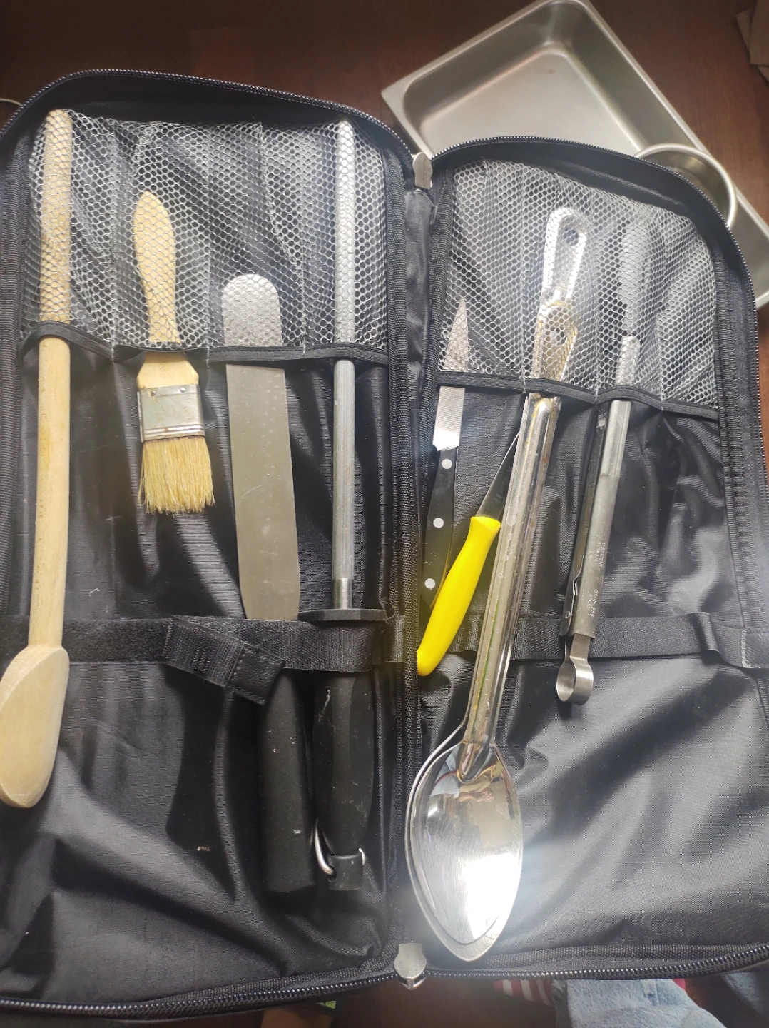 Chef School Knife Roll Bag with Utensils - photo 3