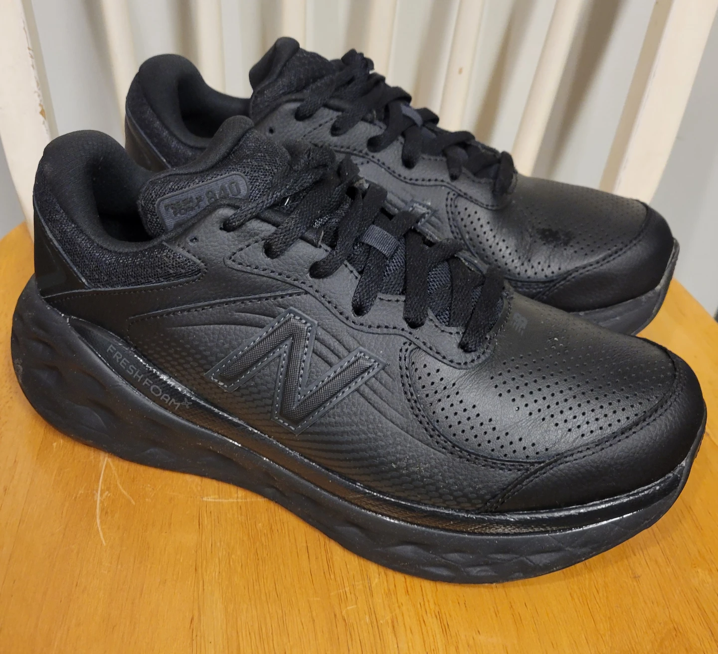 New Balance Fresh Foam X 840 Running Shoes Men Black Sz 10.5 2E