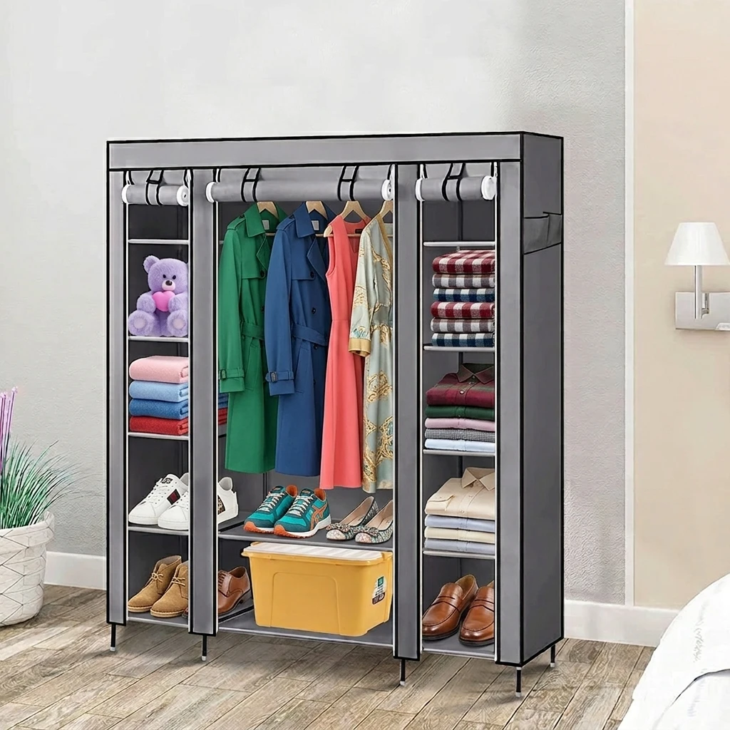 (BRAND NEW) 49" Wide Portable Wardrobe with Cover