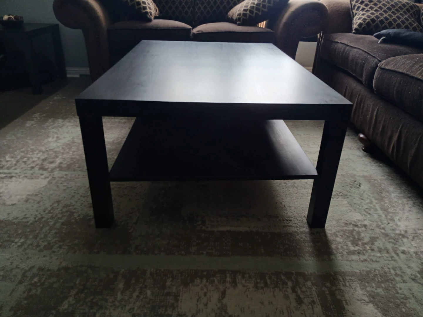 Black Coffee Table with side stools - photo 3