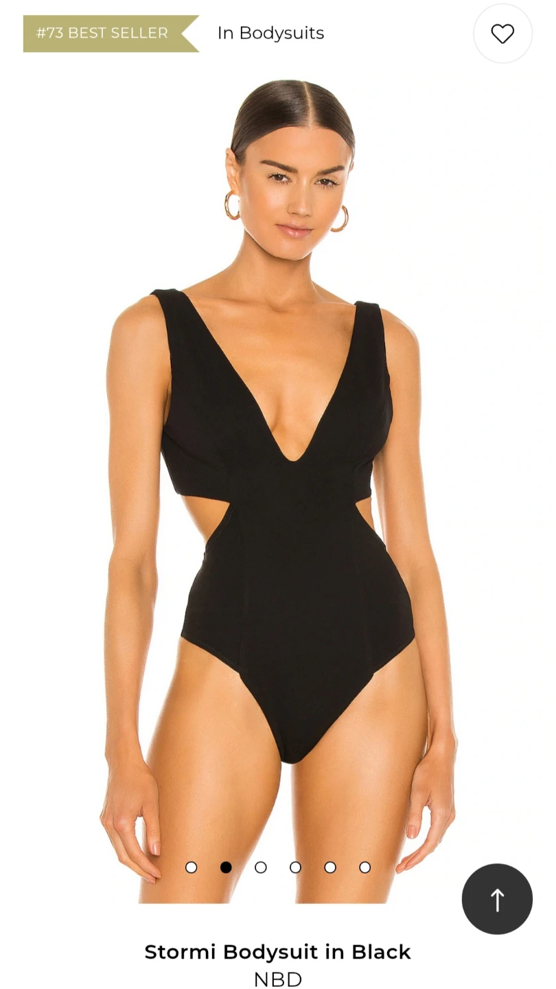 NBD Stormi Bodysuit in Black