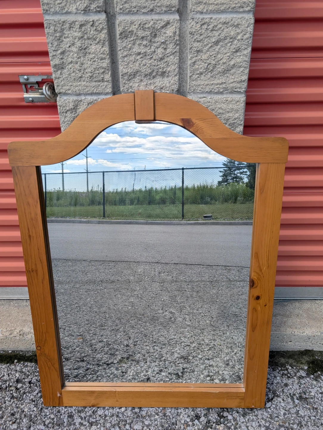 Wooden Framed Mirror