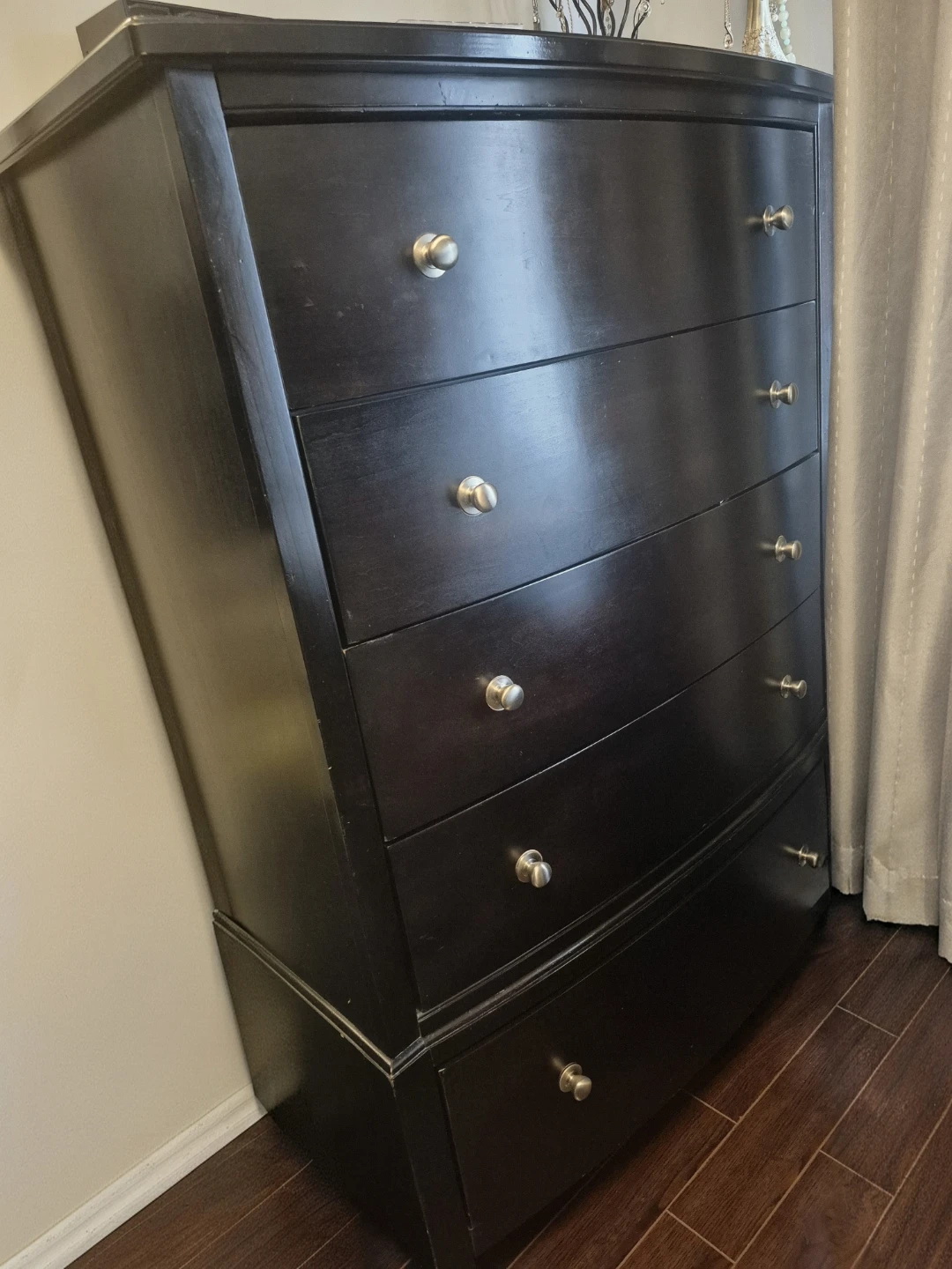 Black Dresser with  Drawers and side tables - photo 3