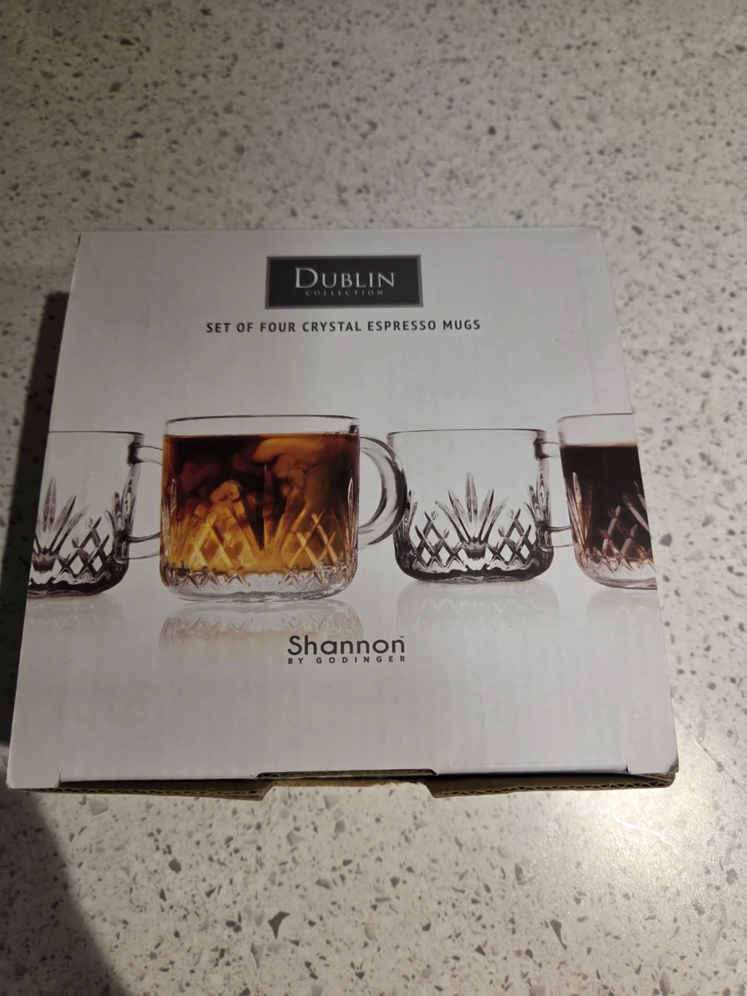 Dublin Collection Shannon Set of Four Crystal Espresso Mugs - photo 3