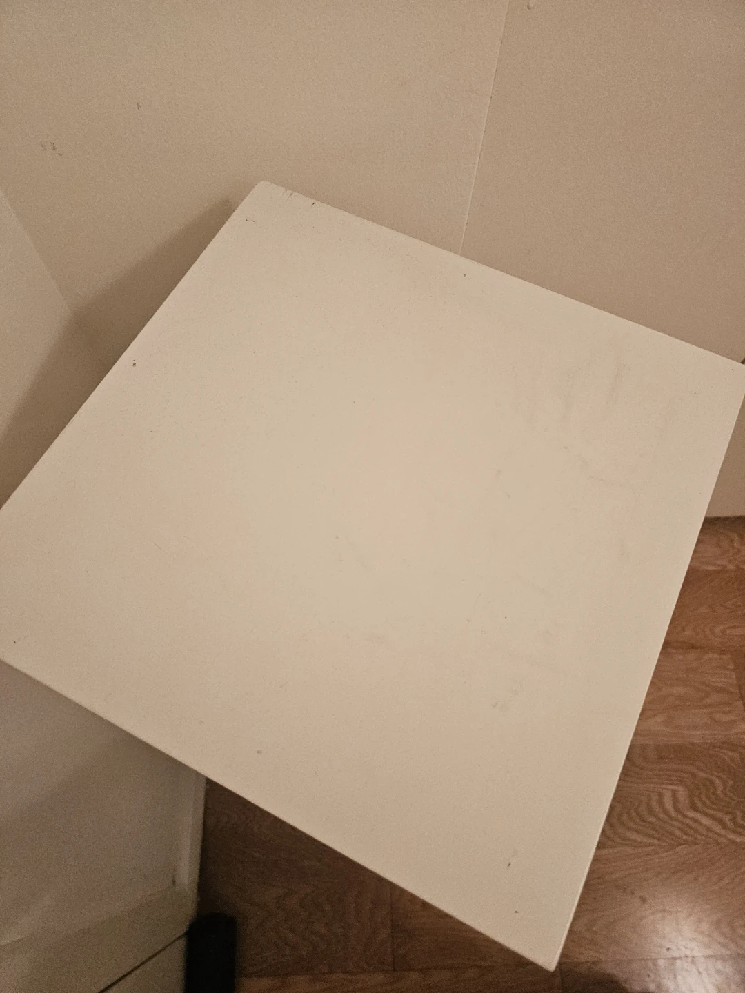 White Entry Side Table With Drawer - photo 4