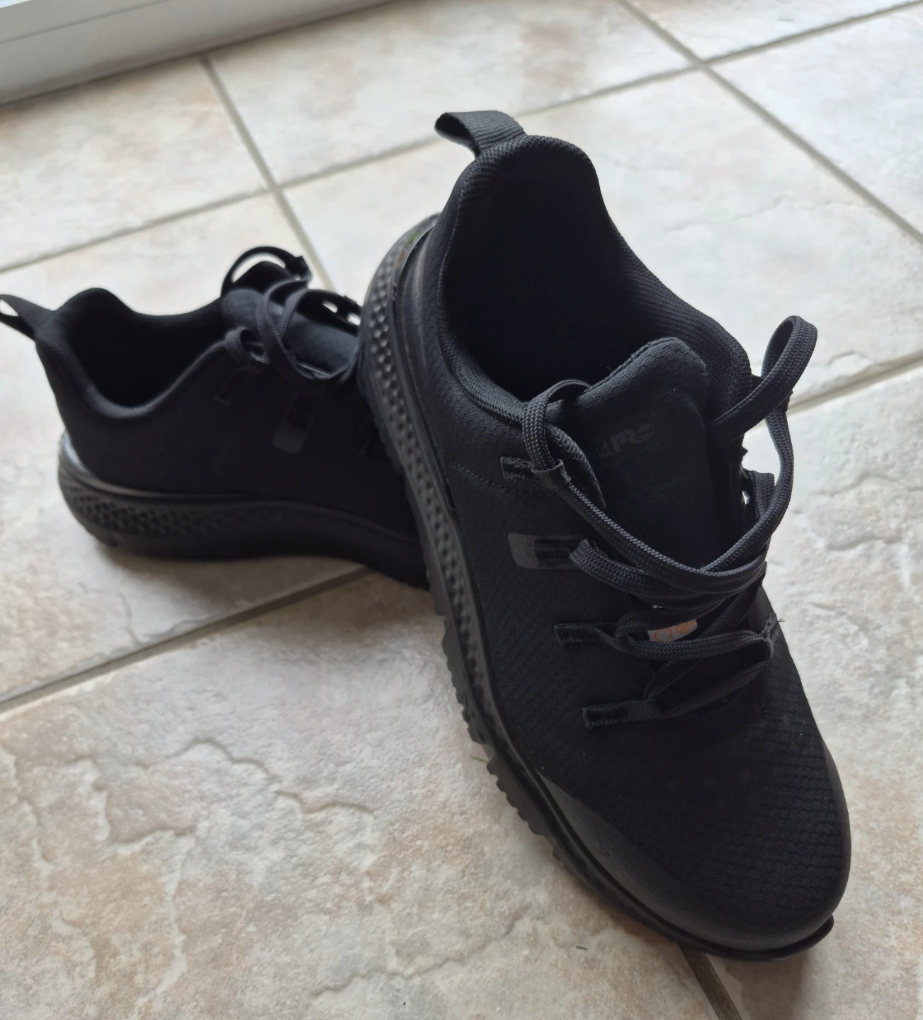 Size 8, PRO Women's Black Safety Shoes - photo 4