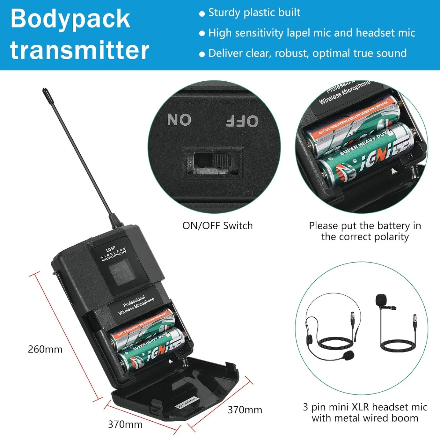 Microking MK240-2 Pro Wireless Microphone System - photo 5