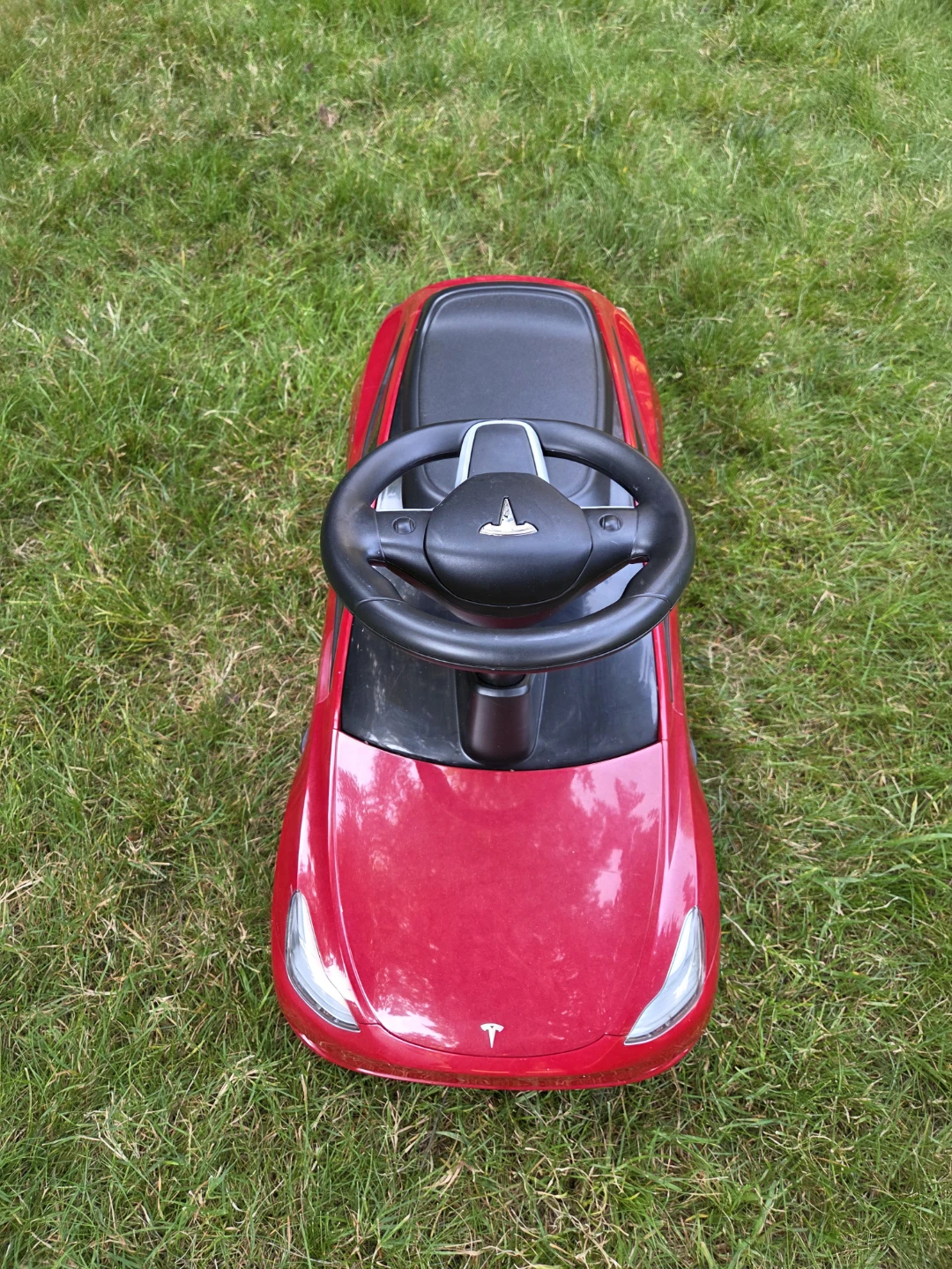 Tesla ride on toddler car