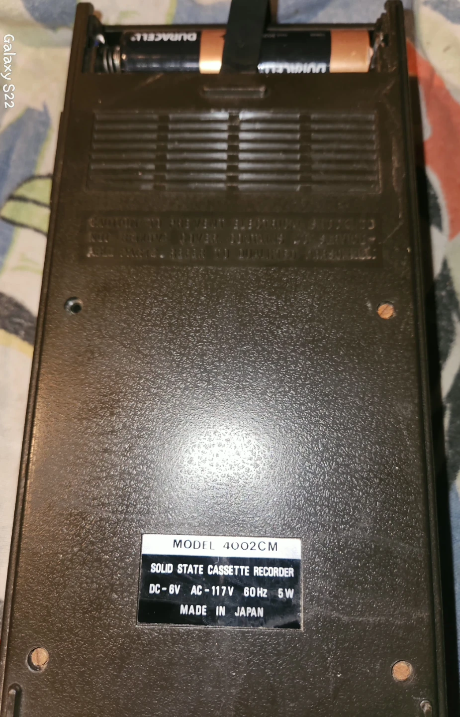 Jefferson Model 4002CM Cassette Tape Recorder - photo 2