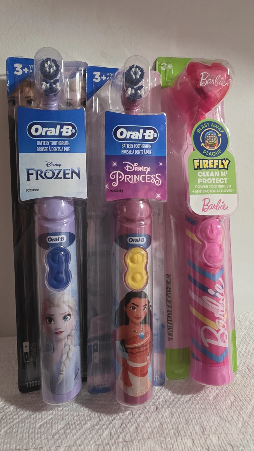 Oral-B Disney Frozen & Princess Battery Toothbrushes + Barbie