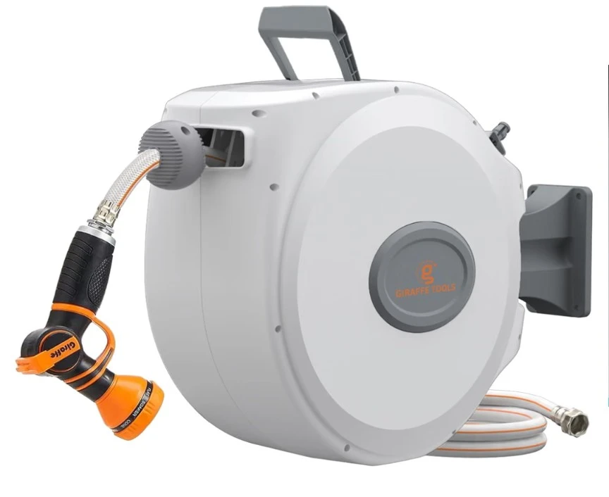 Giraffe Tools Retractable Garden Hose Reel