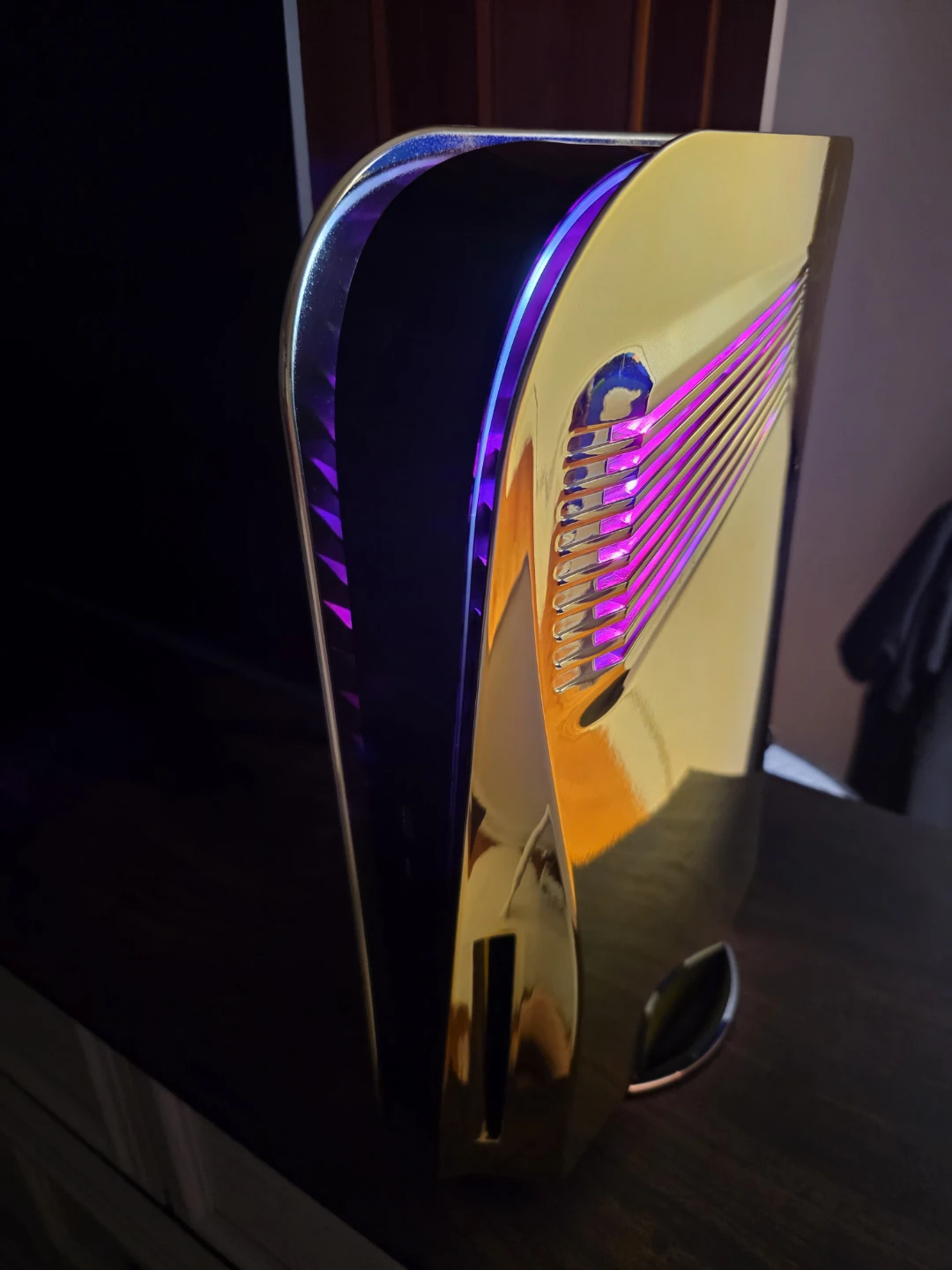 CUSTOM! Golden Sony PlayStation 5 FAT 12.00 jailbroken.