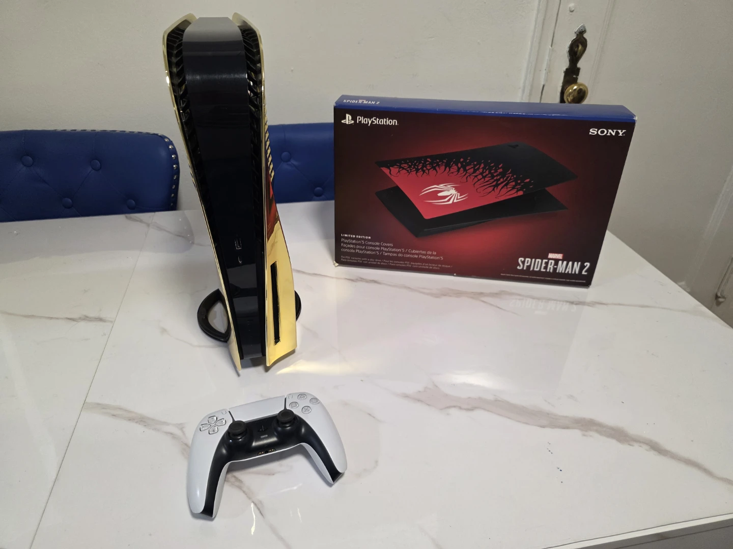 CUSTOM! Golden Sony PlayStation 5 FAT 12.00 jailbroken. - photo 4