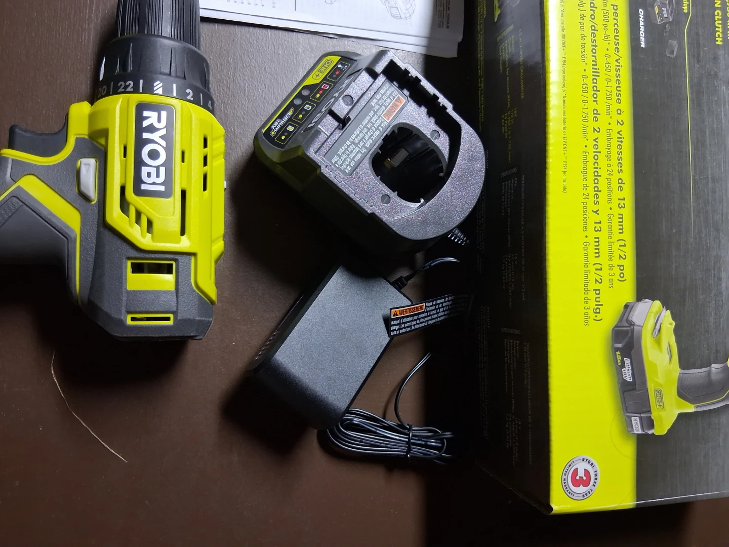 Ryobi ONE+ 18V Cordless Drill/Driver Kit - photo 3