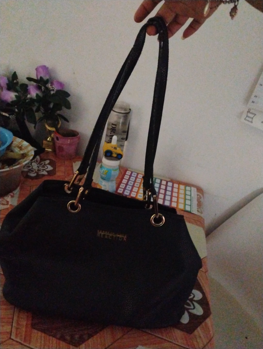 Kenneth Cole Reaction Black Tote Bag