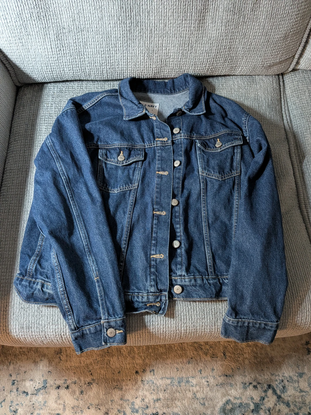 Like Brand New Womens jean jacket size L Old Navy