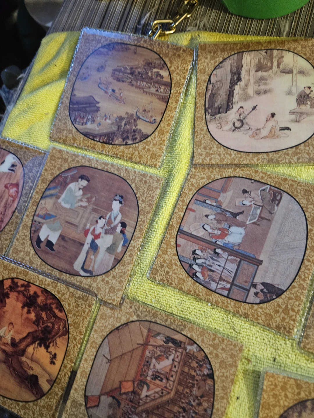 Set of 10 Ancient Chinese Painting Coasters - photo 5