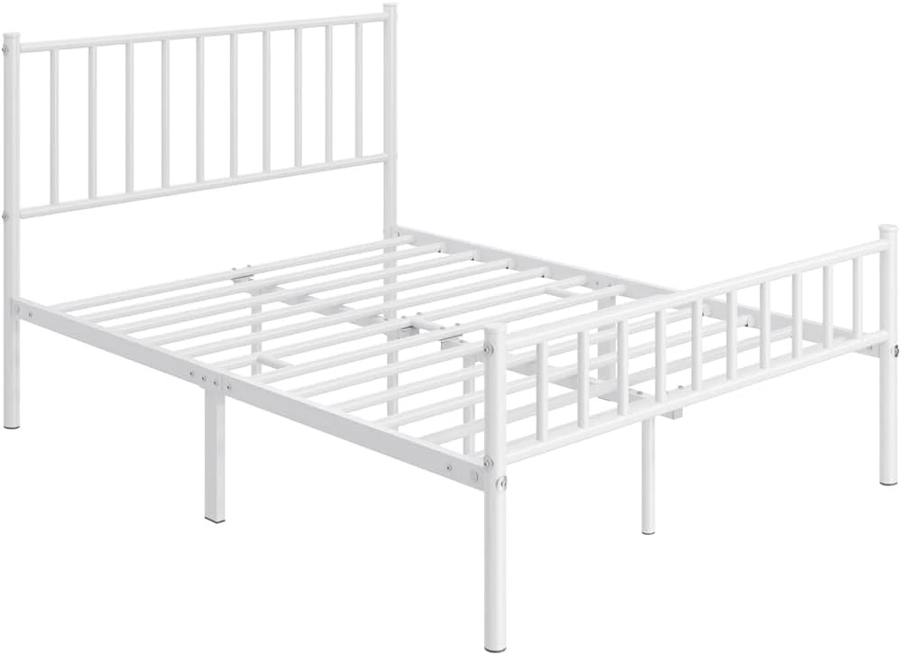Yaheetech White Metal Bed Frame - photo 3