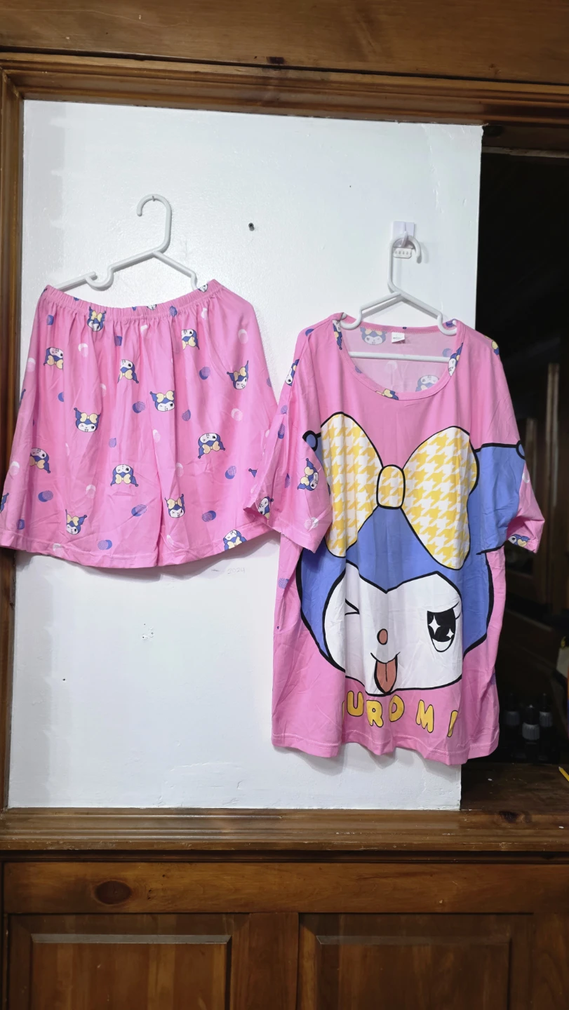 Pink Strawberry Pajama Set - Size Medium