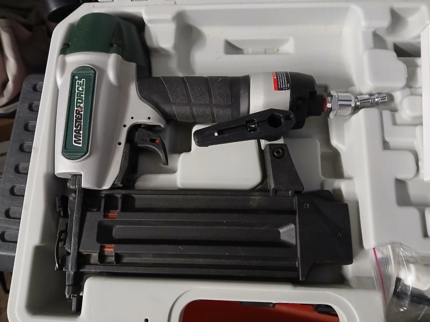 Master Force Brad Nailer with 1 1/4" Brad Nails