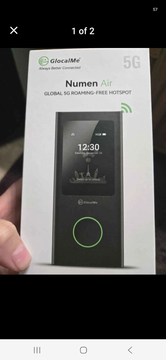 GlocalMe Numen Air 5G mobile WiFi Router