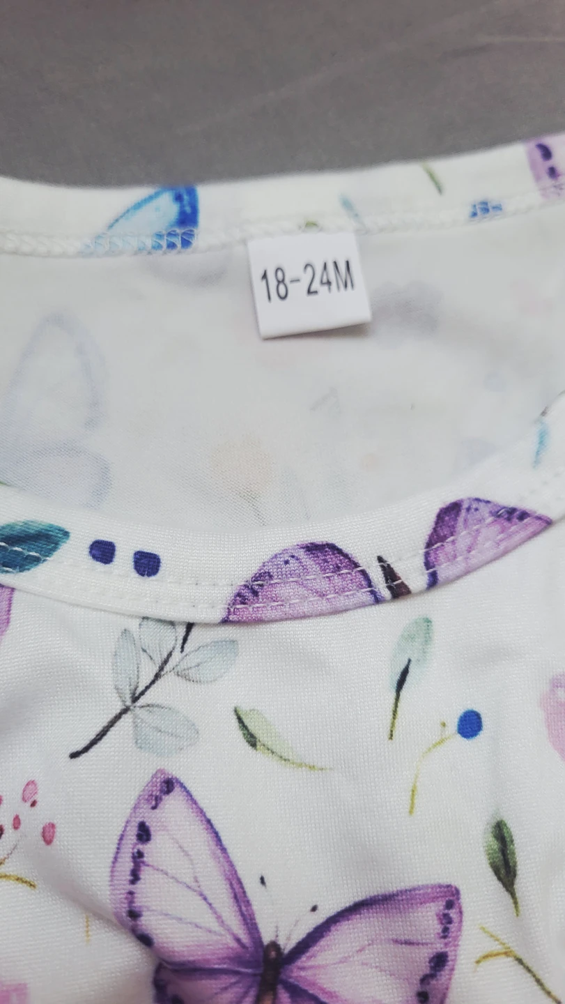 New never used-Girls Butterfly Dress and Cardigan Set - photo 3
