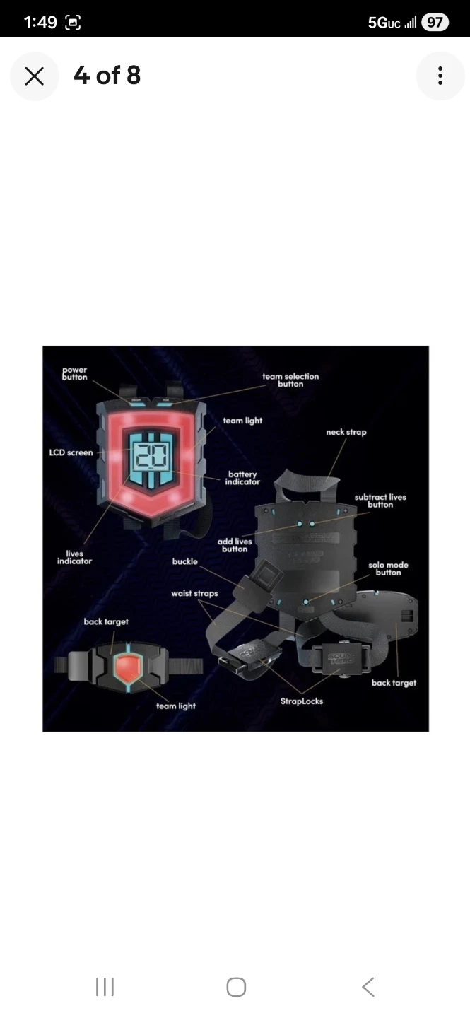 Squad Hero Battle Action Laser Tag 2.0 Set - photo 4