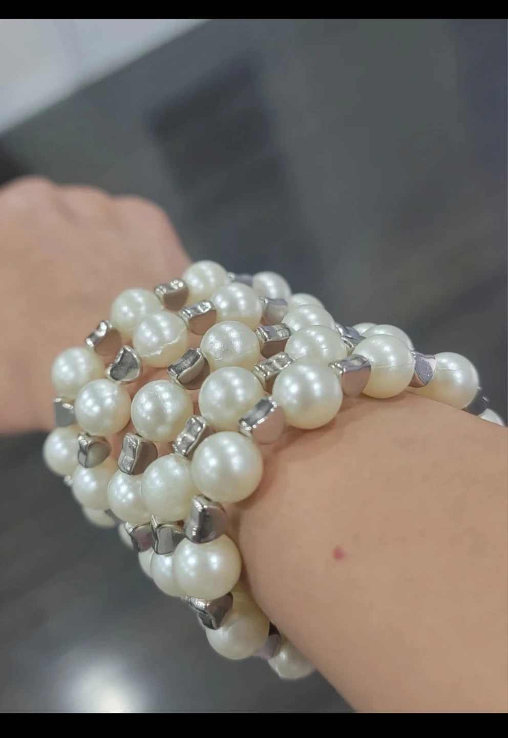 Pearl Bead Bracelet / Jewelry
