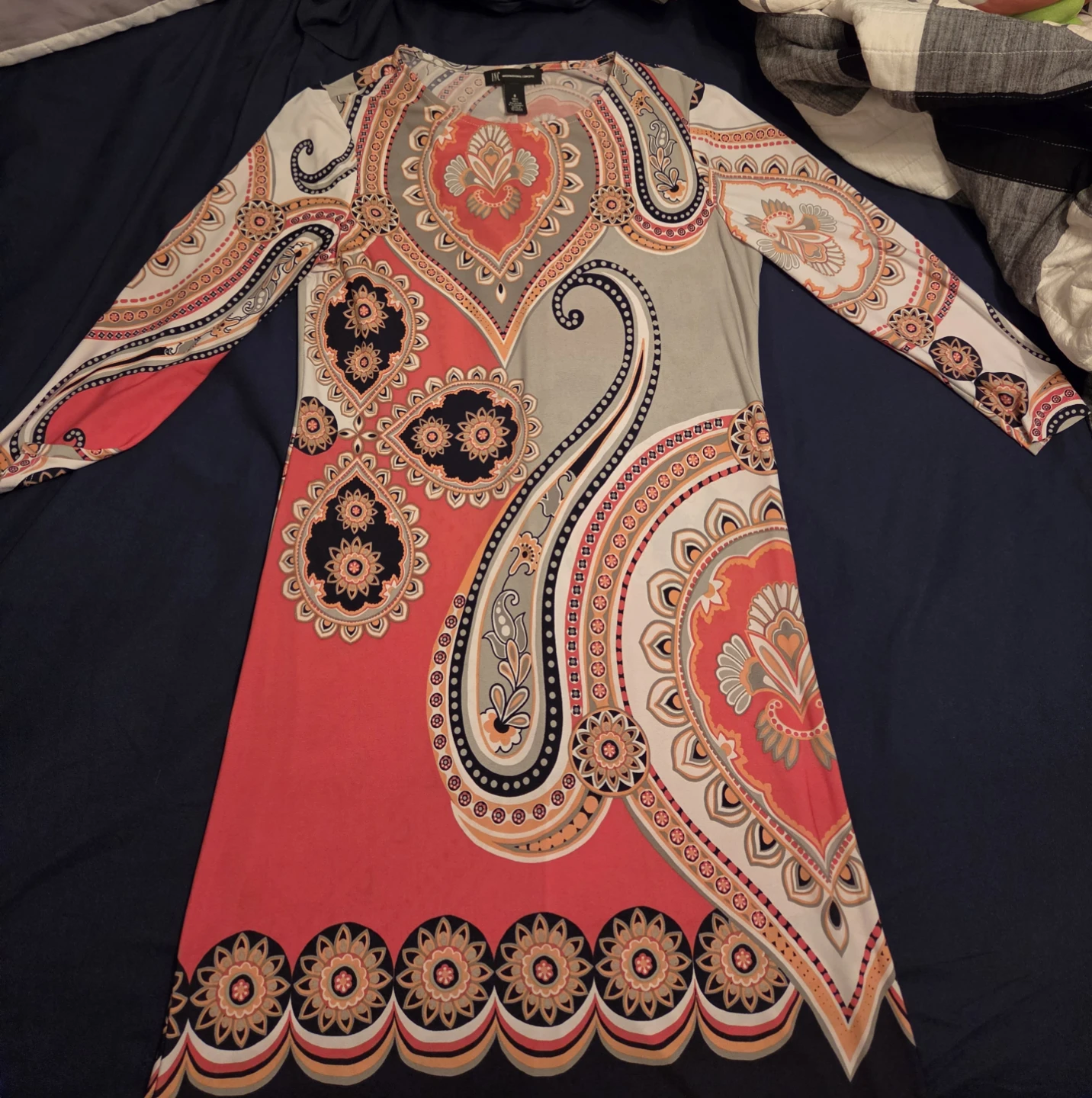 INC International Concepts Paisley Dress - photo 2