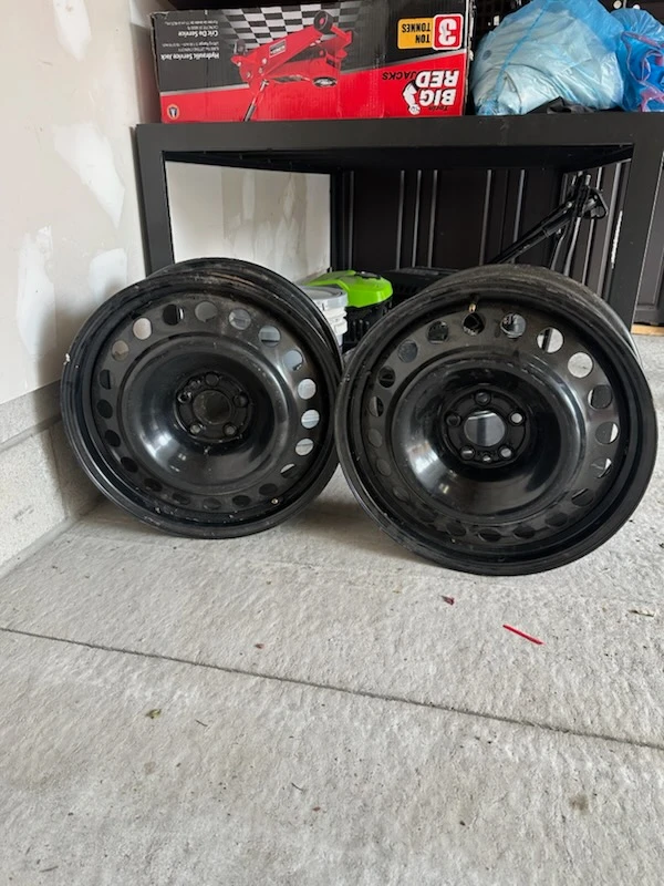 Set of 4 Black Steel Wheels 18x7.5 - photo 2