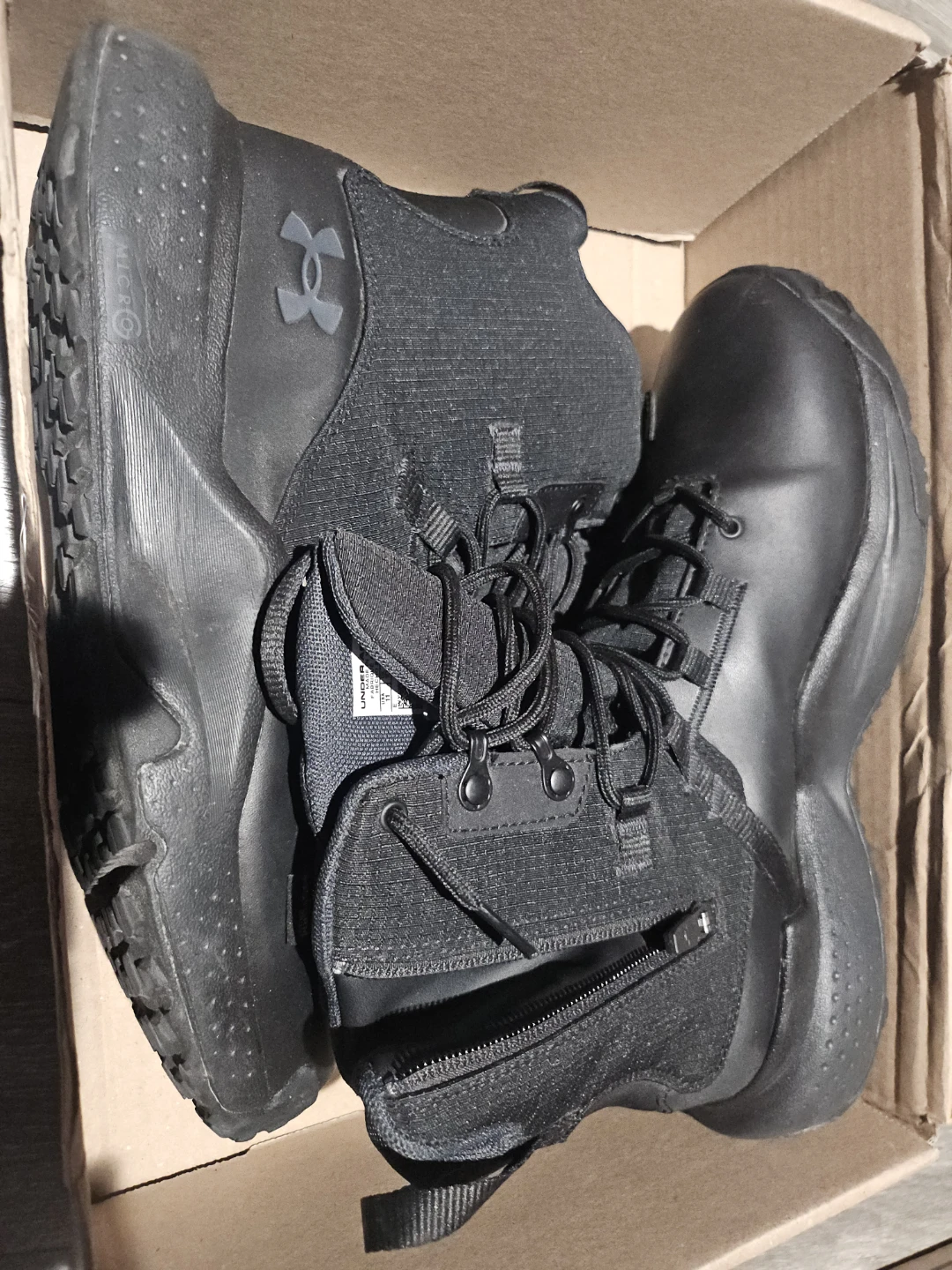 Under Armour Black Tactical Boots Size 11