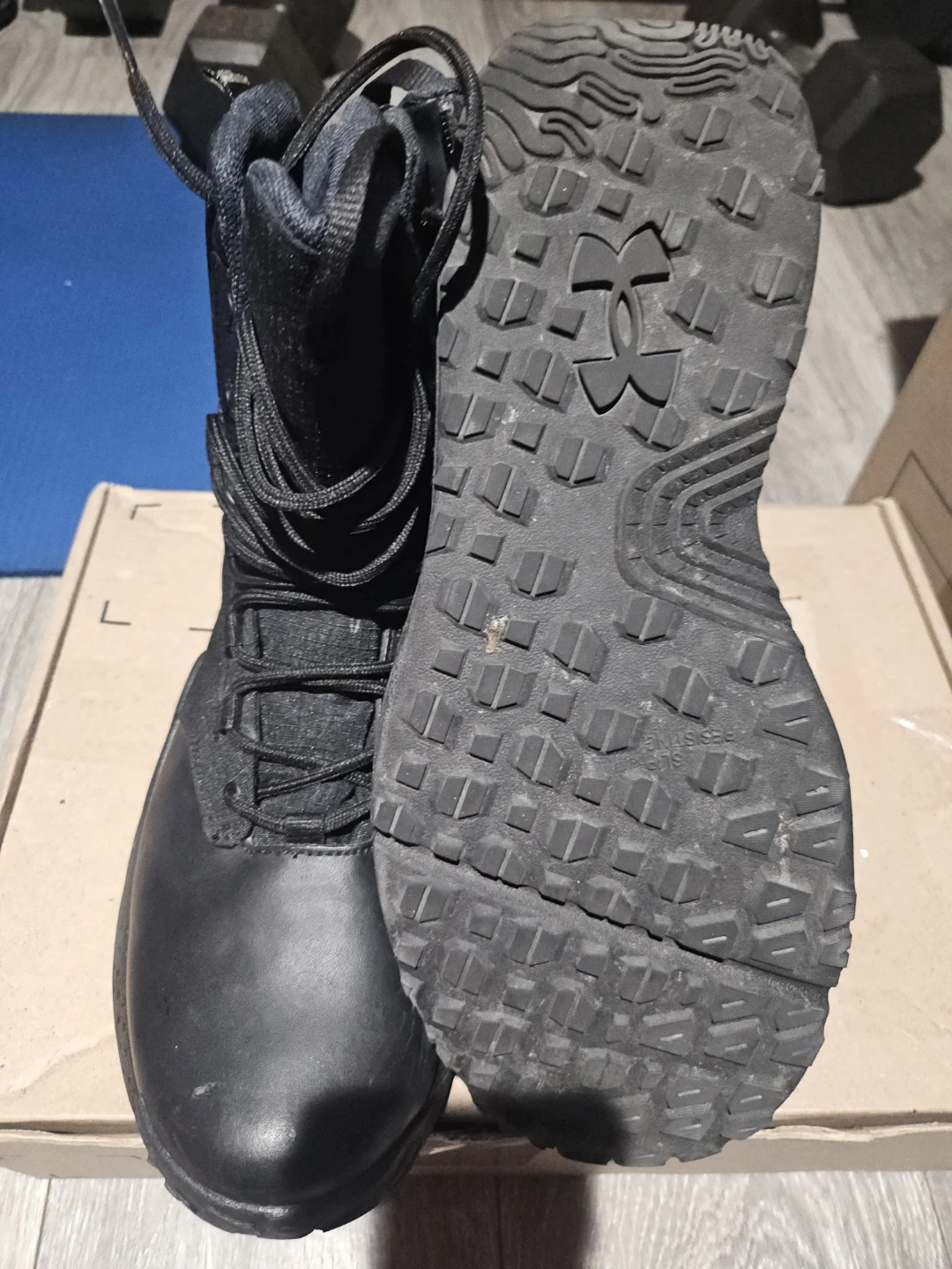 Under Armour Black Tactical Boots Size 11 - photo 3