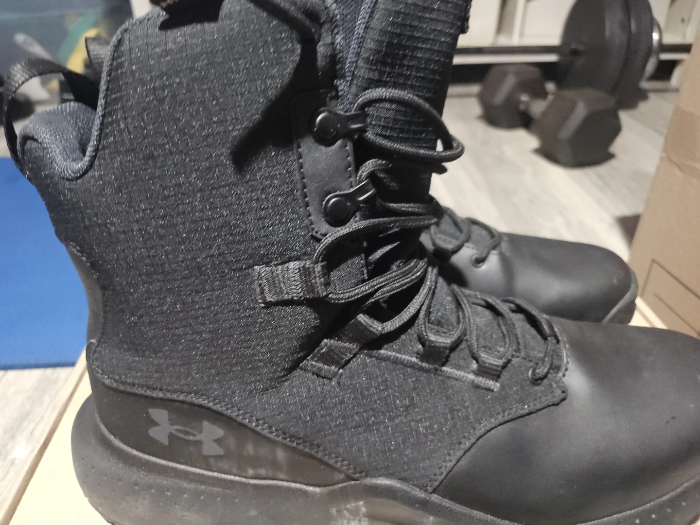 Under Armour Black Tactical Boots Size 11 - photo 4