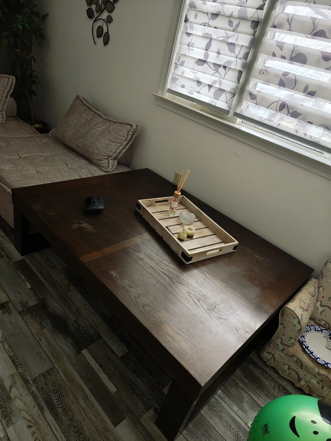 Dark Wood Coffee Table
