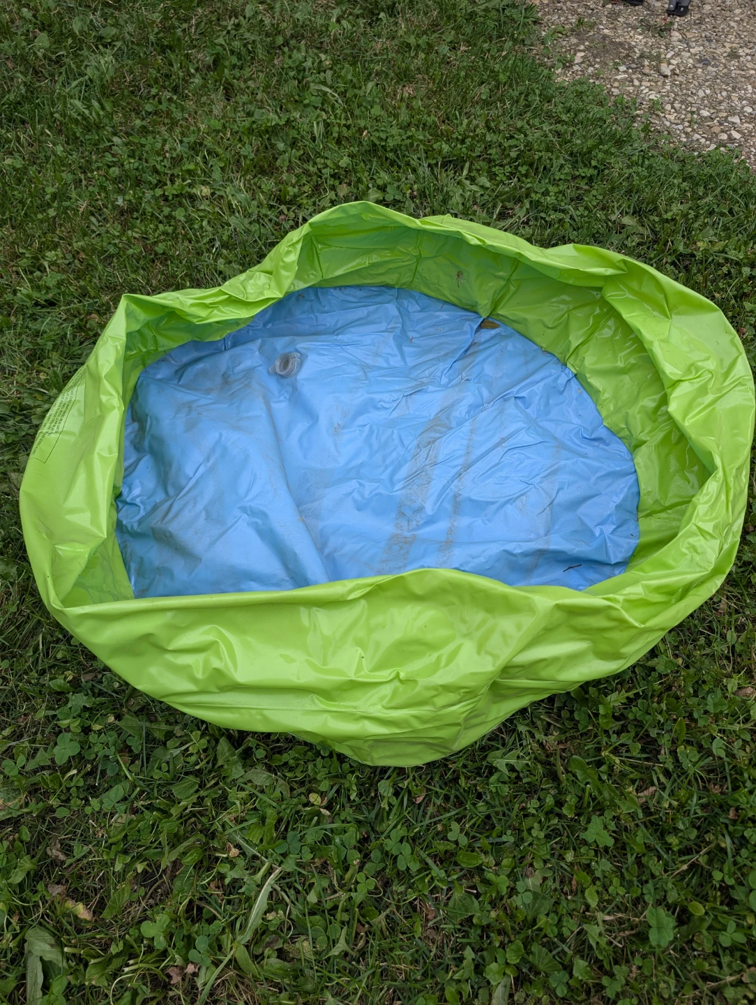 Inflatable Kiddie Pool - Green/Blue