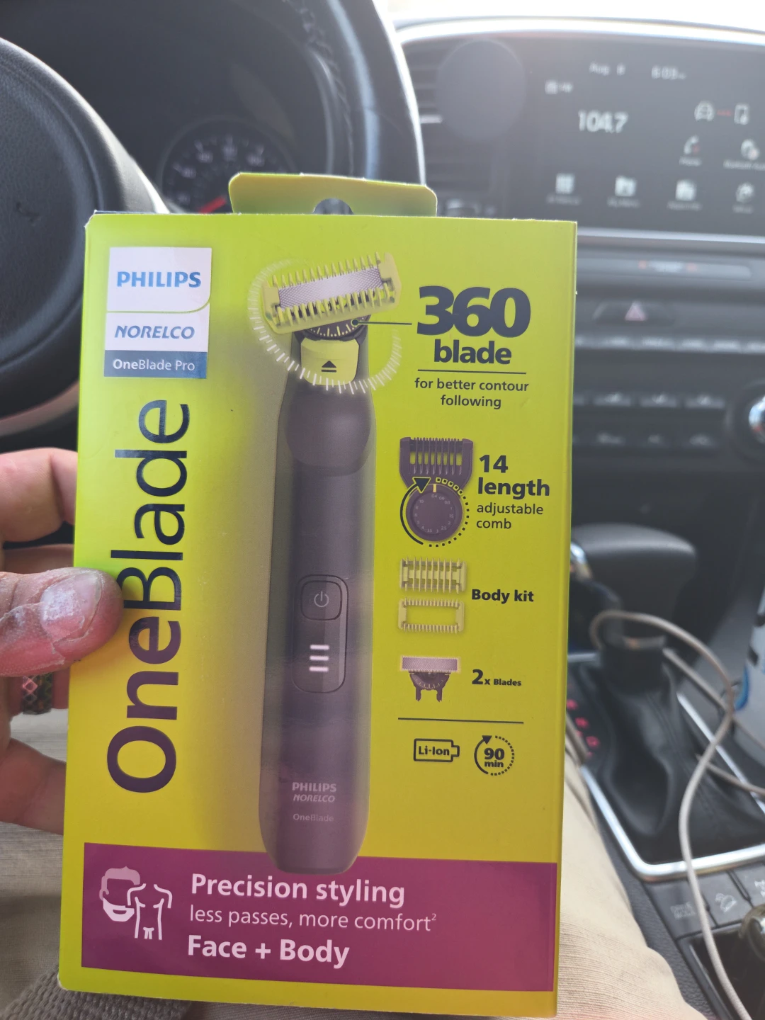 Philips Norelco OneBlade Pro Face + Body Hybrid Styler
