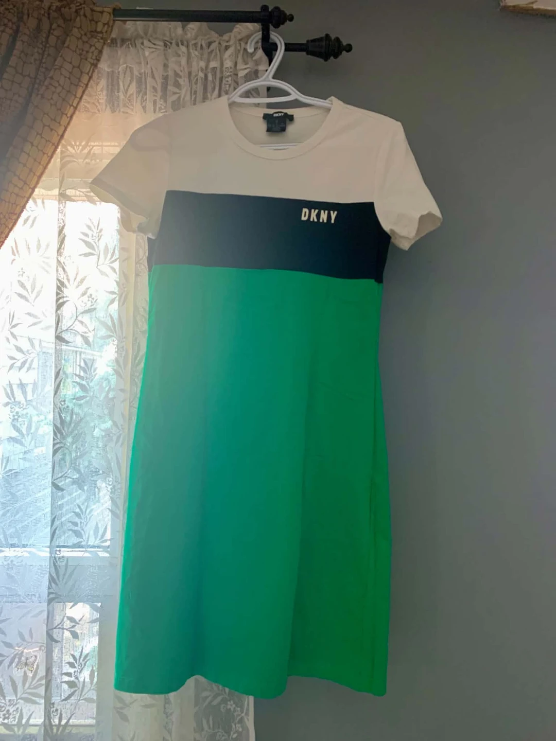 DKNY Colour Block T-Shirt Dress