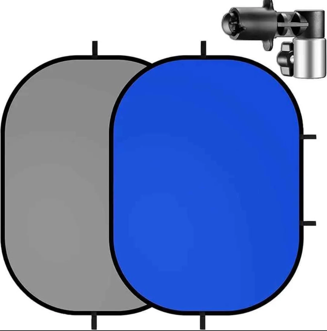 Softbox Light and Collapsible Background for Photography Studio