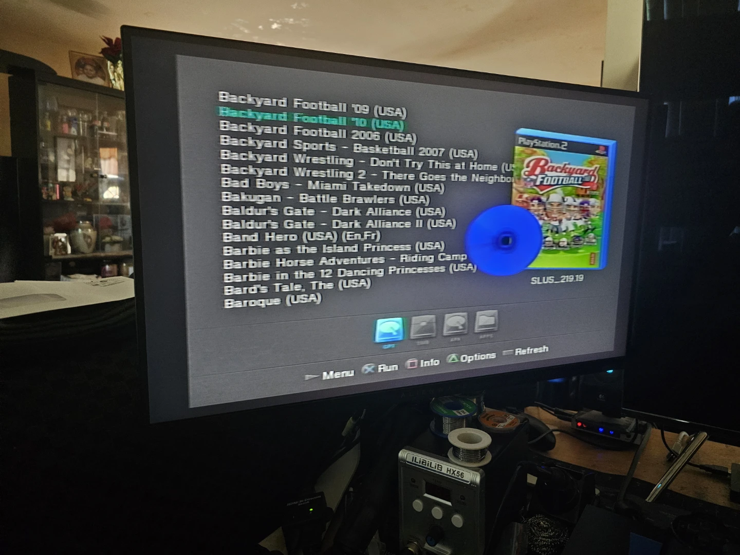 Ps2 fat modded with 1tb hard drive  and controller - photo 3