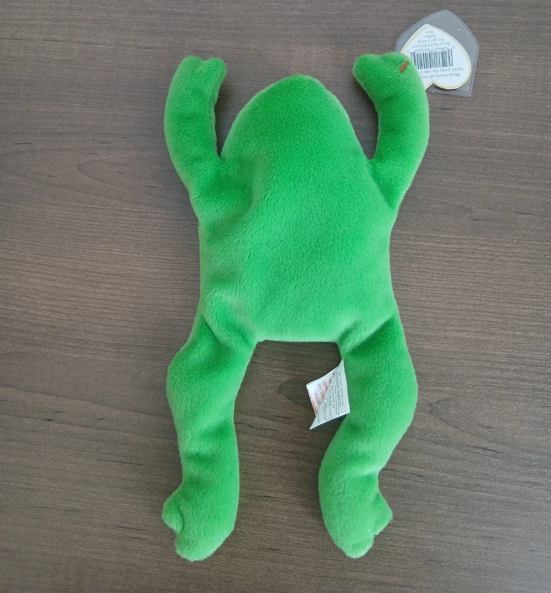 1993 Legs the Frog Beanie Baby - photo 3