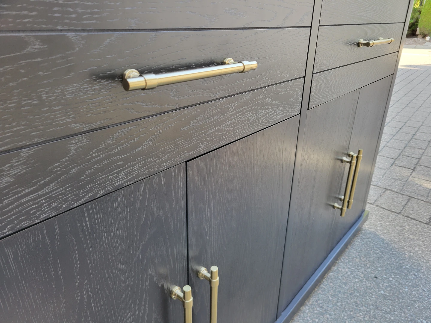 Modern Grey Wooden Sideboard /  Buffet Cabinet / Console Table - photo 3