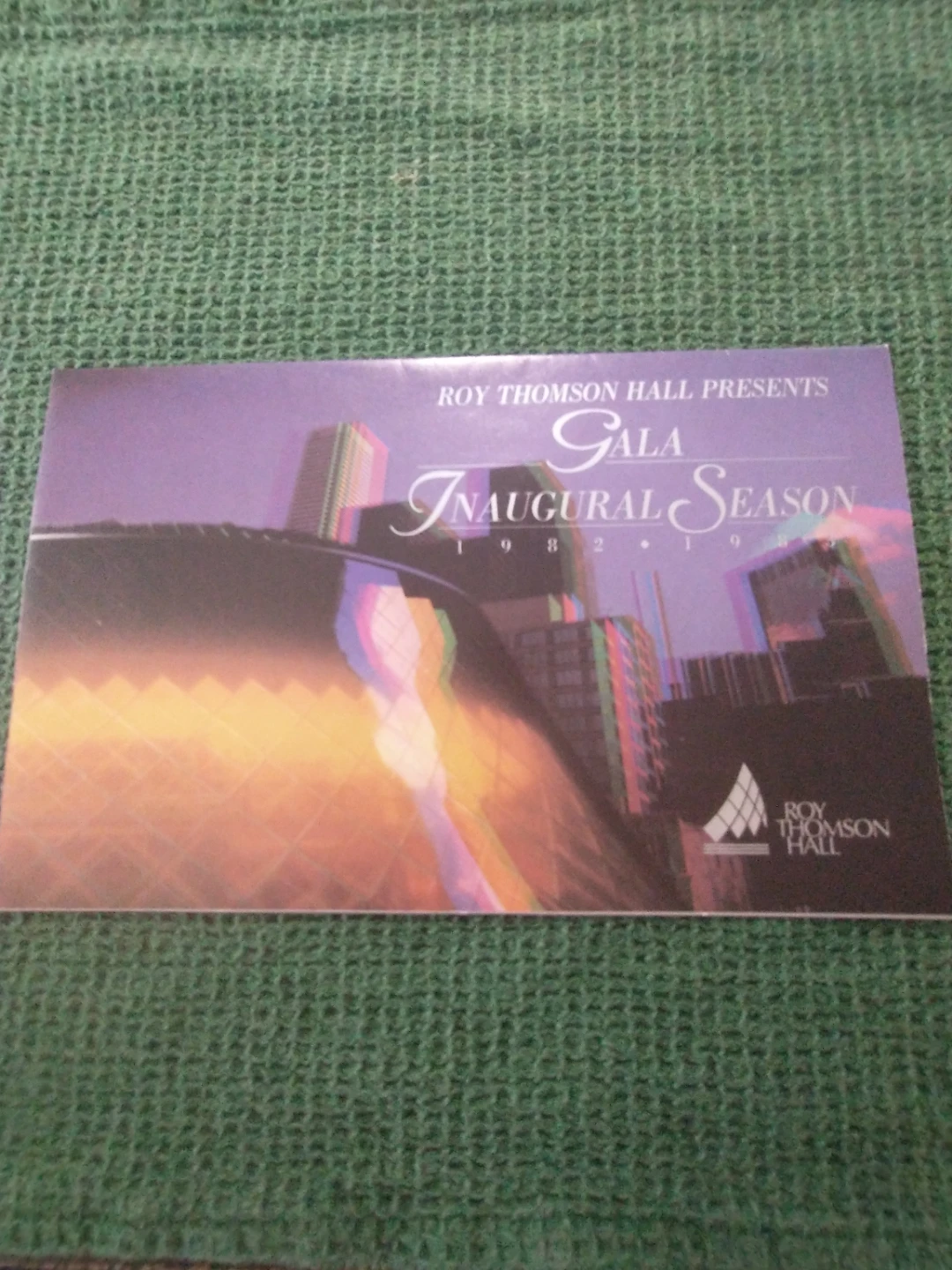 1982-1983 Roy Thomson Hall Inaugural Season Brochure