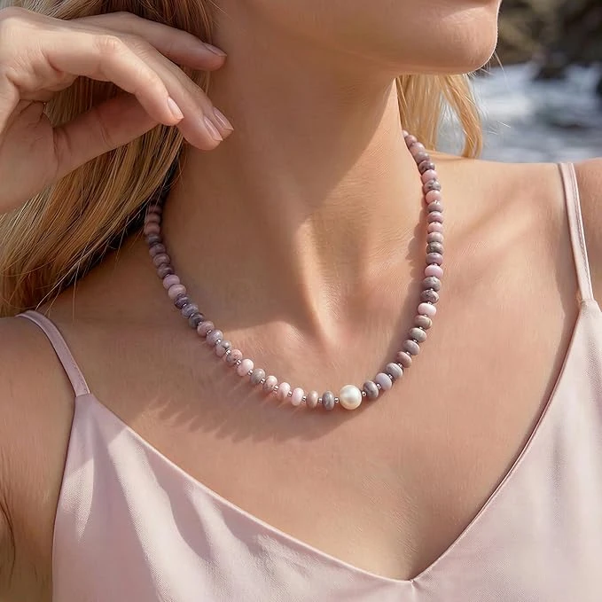 Posadina Rose Hush Necklace with Pearl - photo 4