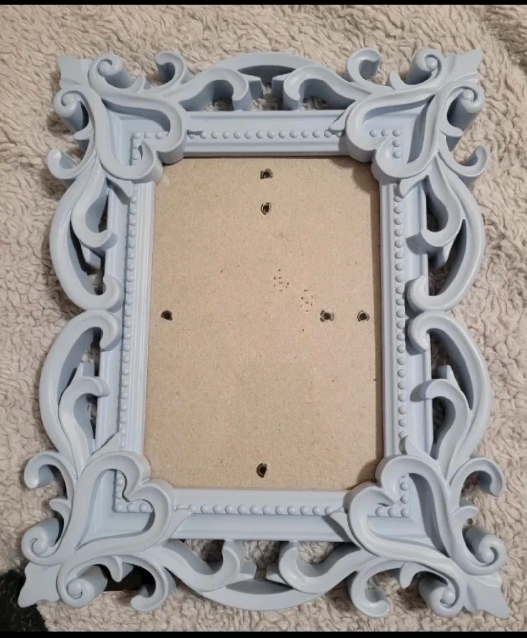 Baby blue picture frame