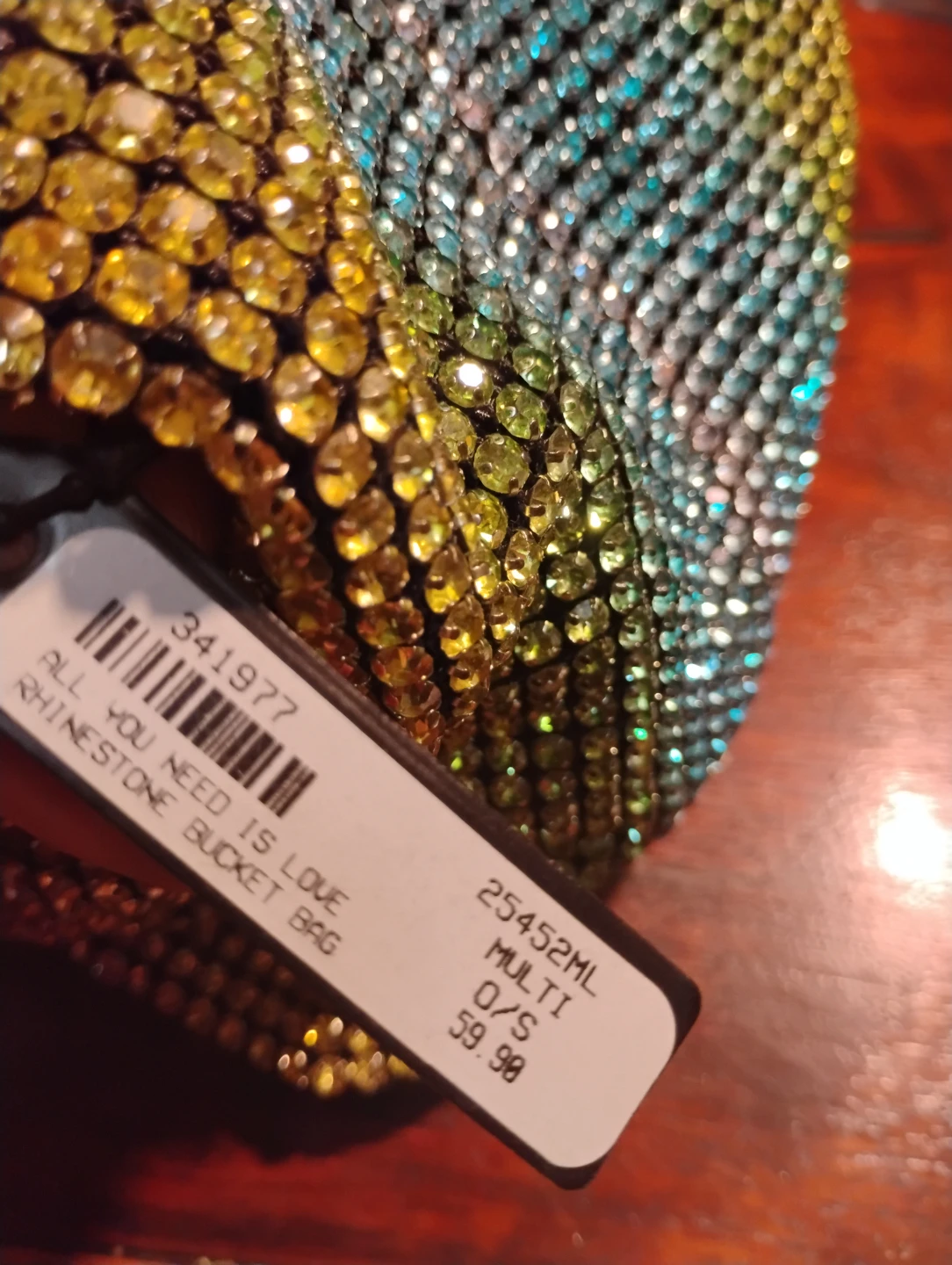 Akira Rhinestone Bucket Bag - photo 2