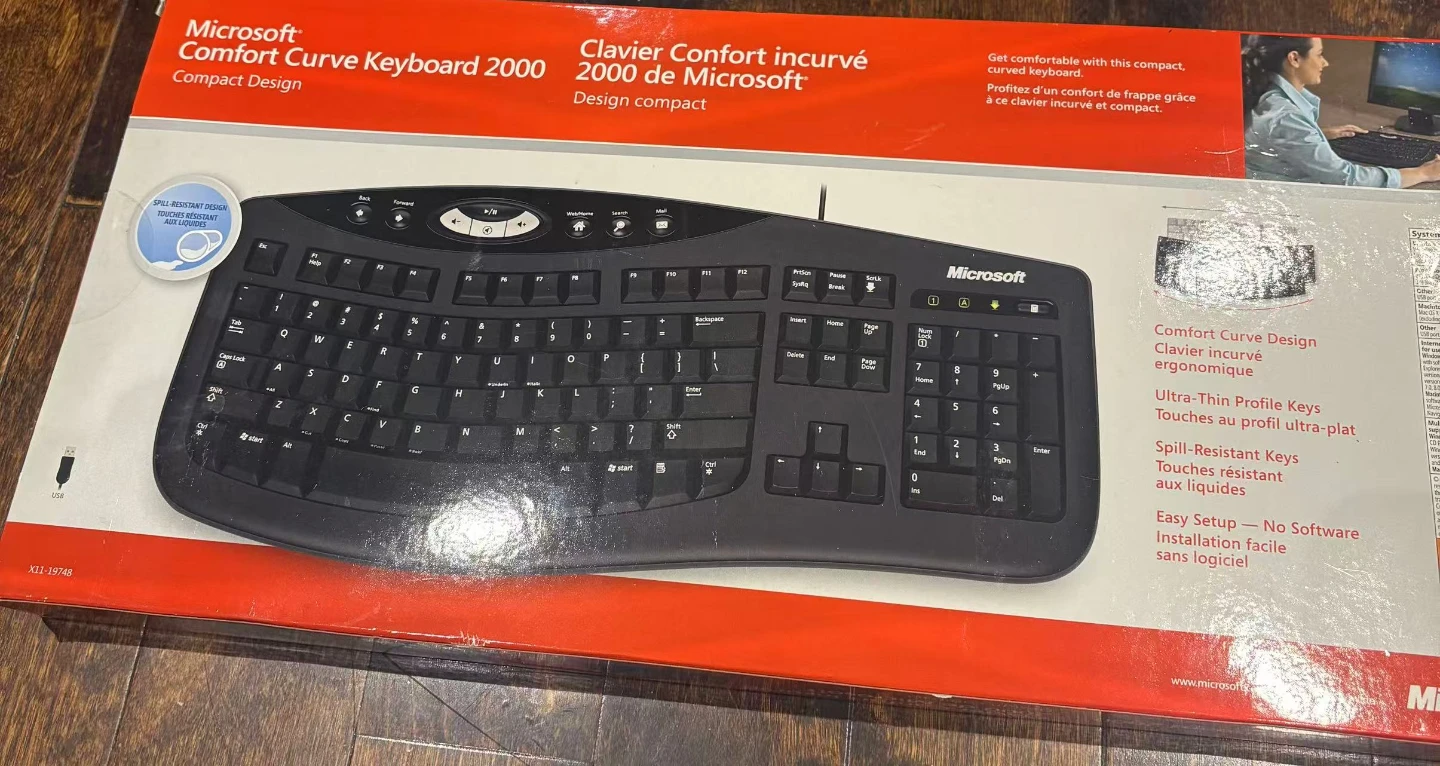 Microsoft Comfort Curve Keyboard 2000 - photo 2