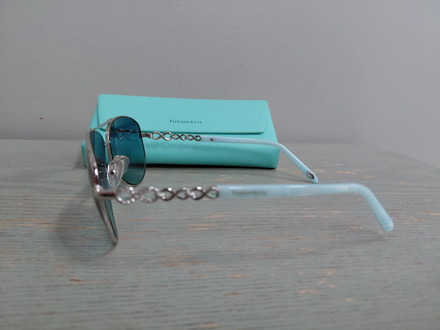 Tiffany & Co. Aviator Sunglasses with Infinity Detail - photo 5