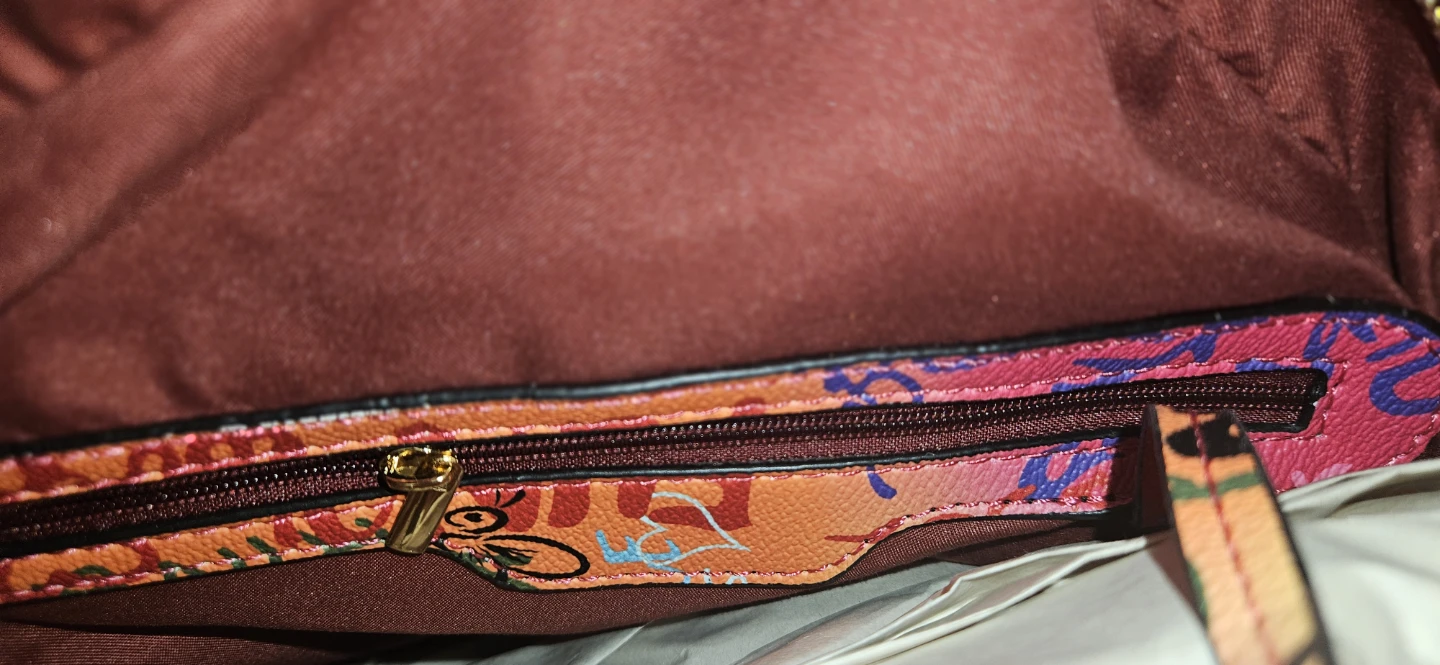 Graffiti Print Backpack With Matching Wristlet - photo 5