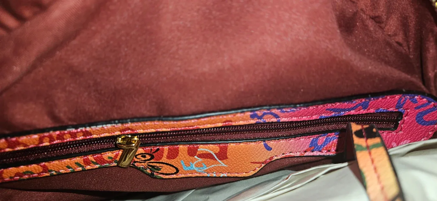 Graffiti Print Backpack With Matching Wristlet - photo 5