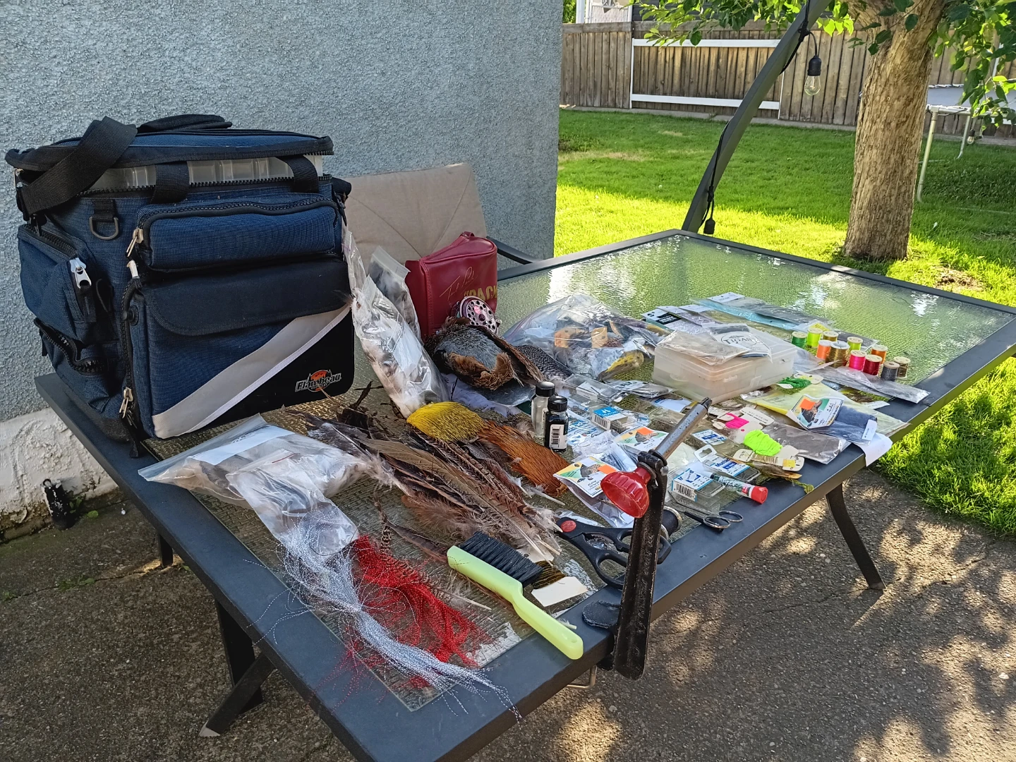 Fly Fishing Lure Making Kit with Bag